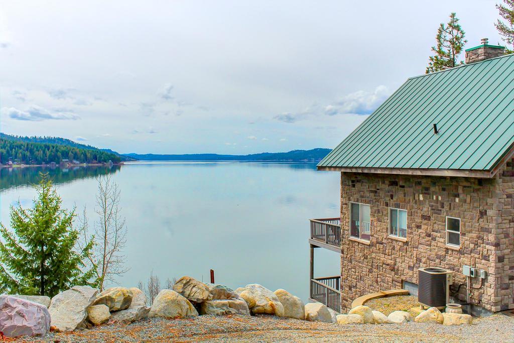 Beautiful Lake Coeur D'Alene Cabin On The Bay Mica Exterior photo